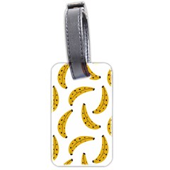 Banana Fruit Yellow Summer Luggage Tag (two Sides) by Mariart