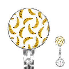 Banana Fruit Yellow Summer Stainless Steel Nurses Watch by Mariart