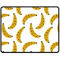 Banana Fruit Yellow Summer Two Sides Fleece Blanket (medium) by Mariart