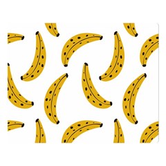 Banana Fruit Yellow Summer Two Sides Premium Plush Fleece Blanket (large) by Mariart