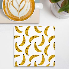 Banana Fruit Yellow Summer Uv Print Square Tile Coaster 