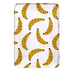 Banana Fruit Yellow Summer Rectangular Glass Fridge Magnet (4 Pack)