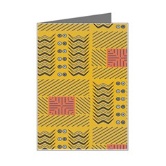 Digital Paper African Tribal Mini Greeting Card by HermanTelo