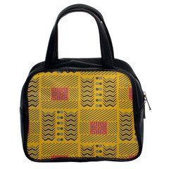 Digital Paper African Tribal Classic Handbag (two Sides)