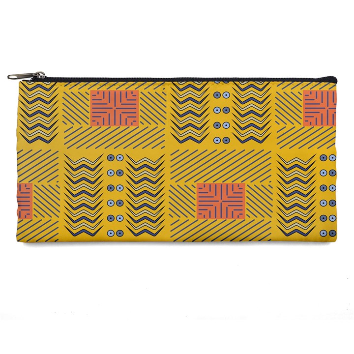 Digital Paper African Tribal Pencil Case