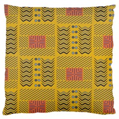 Digital Paper African Tribal Standard Premium Plush Fleece Cushion Case (one Side)