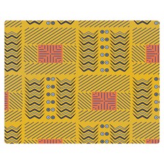 Digital Paper African Tribal Two Sides Premium Plush Fleece Blanket (medium) by HermanTelo