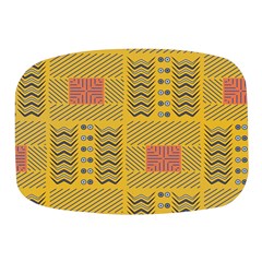 Digital Paper African Tribal Mini Square Pill Box by HermanTelo