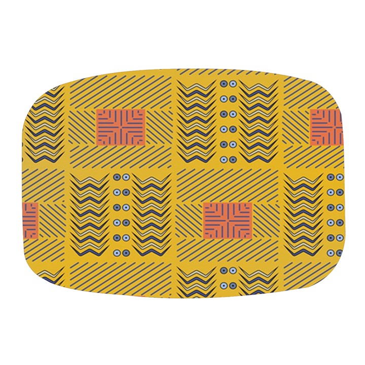 Digital Paper African Tribal Mini Square Pill Box