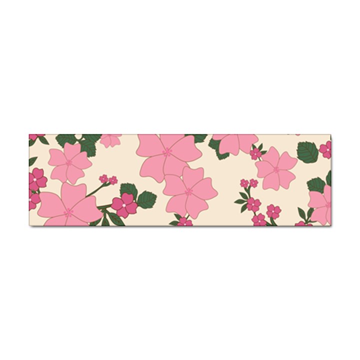 Floral Vintage Flowers Sticker Bumper (100 pack)