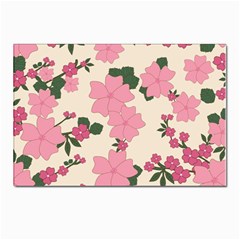 Floral Vintage Flowers Postcard 4 x 6  (pkg Of 10)