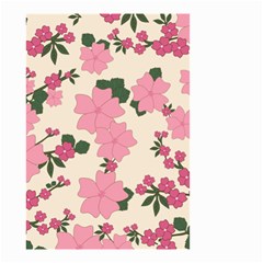 Floral Vintage Flowers Small Garden Flag (two Sides) by Dutashop