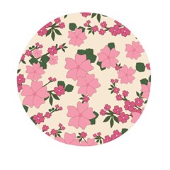 Floral Vintage Flowers Mini Round Pill Box (pack Of 3)