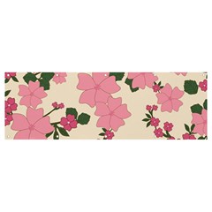 Floral Vintage Flowers Banner And Sign 12  X 4 