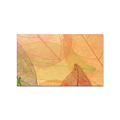 Leaves Patterns Colorful Leaf Pattern Sticker Rectangular (100 Pack) by Cemarart