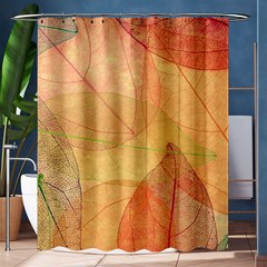 Leaves Patterns Colorful Leaf Pattern Shower Curtain 60  X 72  (medium)  by Cemarart