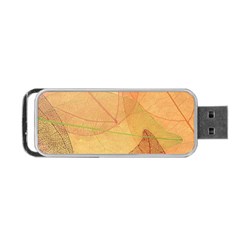 Leaves Patterns Colorful Leaf Pattern Portable Usb Flash (two Sides) by Cemarart