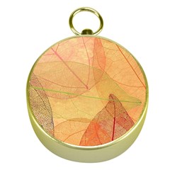 Leaves Patterns Colorful Leaf Pattern Gold Compasses by Cemarart