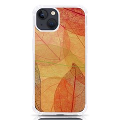 Leaves Patterns Colorful Leaf Pattern Iphone 13 Tpu Uv Print Case by Cemarart