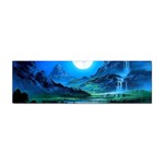 Bright Full Moon Painting Landscapes Scenery Nature Sticker Bumper (100 pack) Front