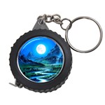 Bright Full Moon Painting Landscapes Scenery Nature Measuring Tape Front