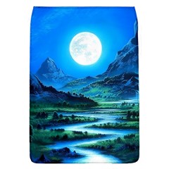 Bright Full Moon Painting Landscapes Scenery Nature Removable Flap Cover (l) by Ndabl3x