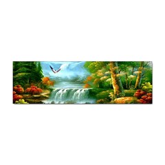 Paradise Forest Painting Bird Deer Waterfalls Sticker Bumper (10 Pack) by Ndabl3x