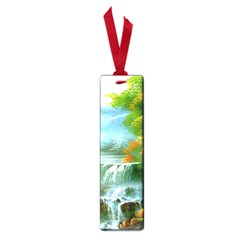 Paradise Forest Painting Bird Deer Waterfalls Small Book Marks