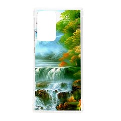 Paradise Forest Painting Bird Deer Waterfalls Samsung Galaxy Note 20 Ultra Tpu Uv Case by Ndabl3x