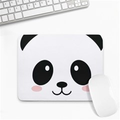 Cute Panda Love Animal Small Mousepad by Ndabl3x