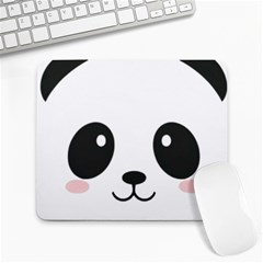 Cute Panda Love Animal Large Mousepad by Ndabl3x