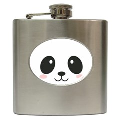 Cute Panda Love Animal Hip Flask (6 Oz) by Ndabl3x