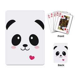 Cute Panda Love Animal Playing Cards Single Design (rectangle) by Ndabl3x