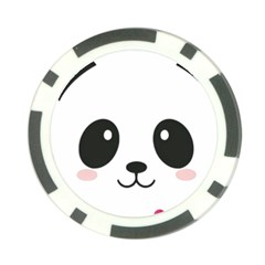 Cute Panda Love Animal Poker Chip Card Guard (10 Pack) by Ndabl3x