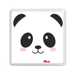 Cute Panda Love Animal Memory Card Reader (square) by Ndabl3x