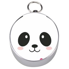 Cute Panda Love Animal Silver Compasses by Ndabl3x