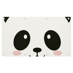 Cute Panda Love Animal Banner And Sign 7  X 4  by Ndabl3x