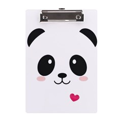 Cute Panda Love Animal A5 Acrylic Clipboard by Ndabl3x