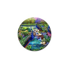 Peacocks In Garden Golf Ball Marker (10 Pack) by Ndabl3x