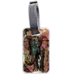 Tribal Elephant Luggage Tag (two Sides) by Ndabl3x