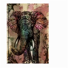 Tribal Elephant Large Garden Flag (two Sides) by Ndabl3x