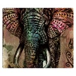 Tribal Elephant Two Sides Premium Plush Fleece Blanket (Small) 50 x40  Blanket Front