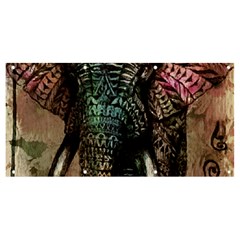 Tribal Elephant Banner And Sign 8  X 4  by Ndabl3x