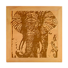 Tribal Elephant Wood Photo Frame Cube by Ndabl3x