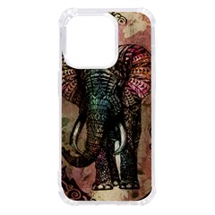 Tribal Elephant Iphone 14 Pro Tpu Uv Print Case by Ndabl3x