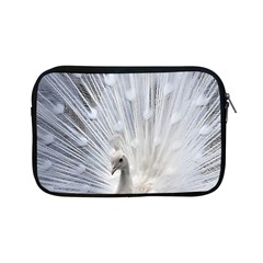 White Peacock Bird Apple Ipad Mini Zipper Cases by Ndabl3x