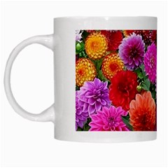 Flowers Colorful Garden Nature White Mug by Ndabl3x