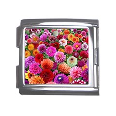 Flowers Colorful Garden Nature Mega Link Italian Charm (18mm) by Ndabl3x