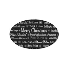 Abstract Advent Backdrop Background Card Sticker Oval (10 Pack) by Azkajaya