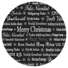 Abstract Advent Backdrop Background Card Round Trivet